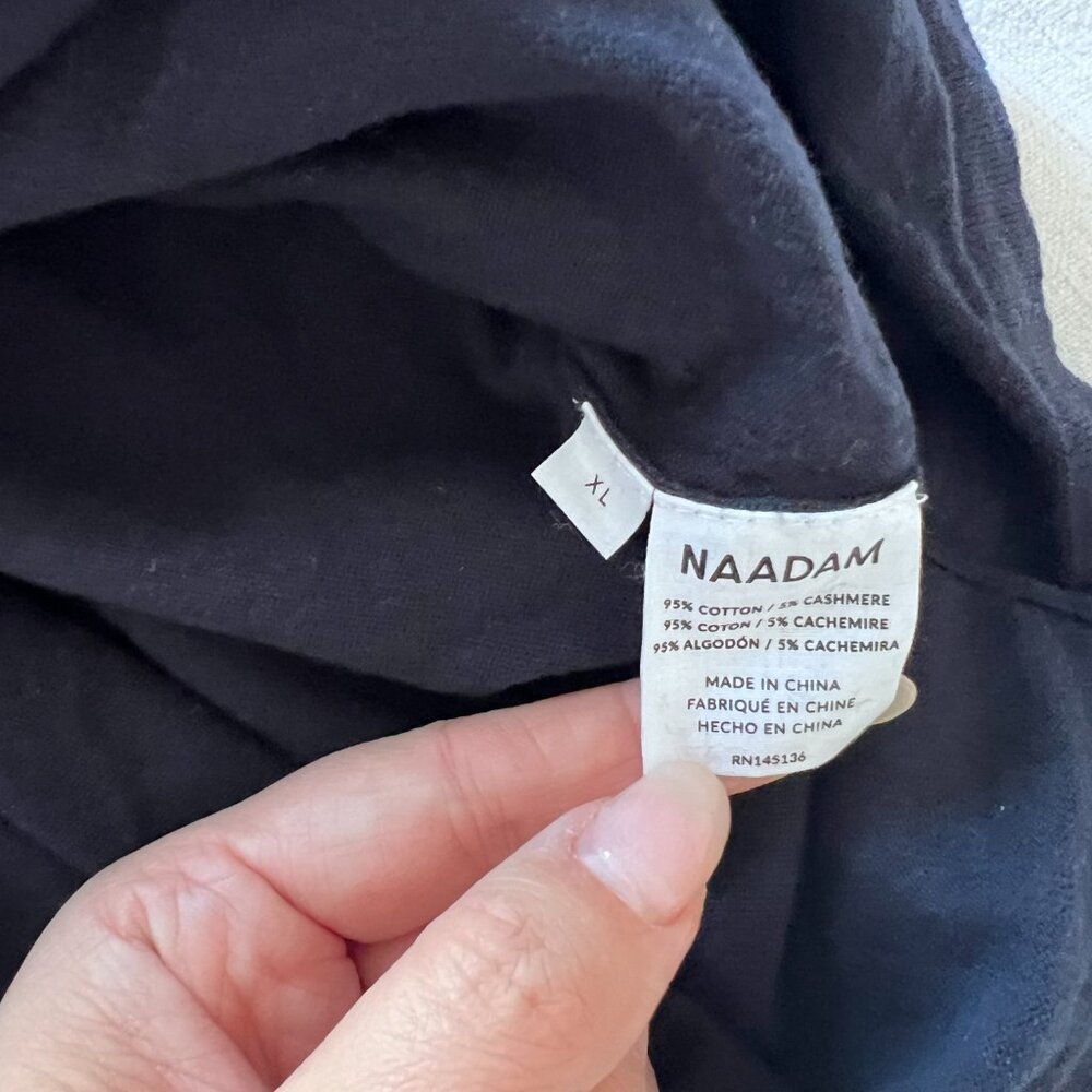 Men's Naadam Cotton Casmere Long Sleeve Henley - Picture 5 of 5